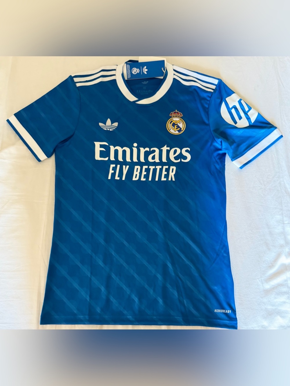 Adidas Real Madrid 3rd Blue Soccer Jersey JV5845 Men’s Sz: XSmall